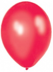 balony  metaliczne 12 cali 100 szt. - CHERRY RED