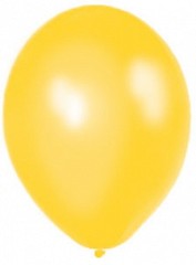balony  metaliczne 5 cali 100 szt. - CITRUS YELLOW