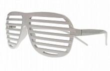 okulary imprezowe AP OKR4-008 żaluzje białe