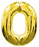 balon  nr 137 - 85cm - duża cyfra ZERO - 1 szt.