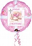 balon  foliowy CHRZEST CIR nr 117 - RÓŻOWY - 1 szt.