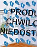 dekoracja wisząca 6x2m NIEBIESKA 7965 - 1 szt.