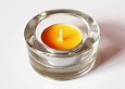 świecznik szklany - na Tea Light GRUBY 4455 - 1 szt.